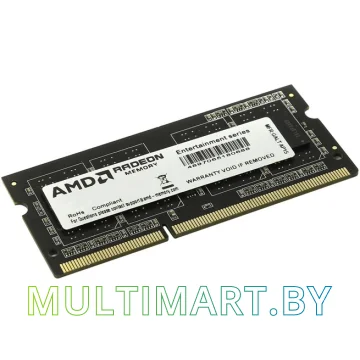 Оперативная память AMD 8GB DDR3 SO-DIMM PC3-12800 (R538G1601S2S-UO)